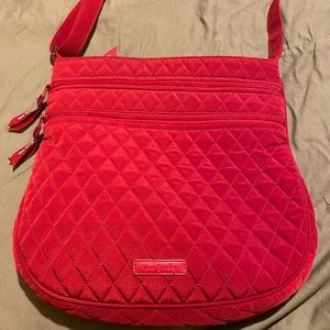 Red Vera Bradley Crossover Purse